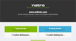 Desktop Screenshot of anilreis.com